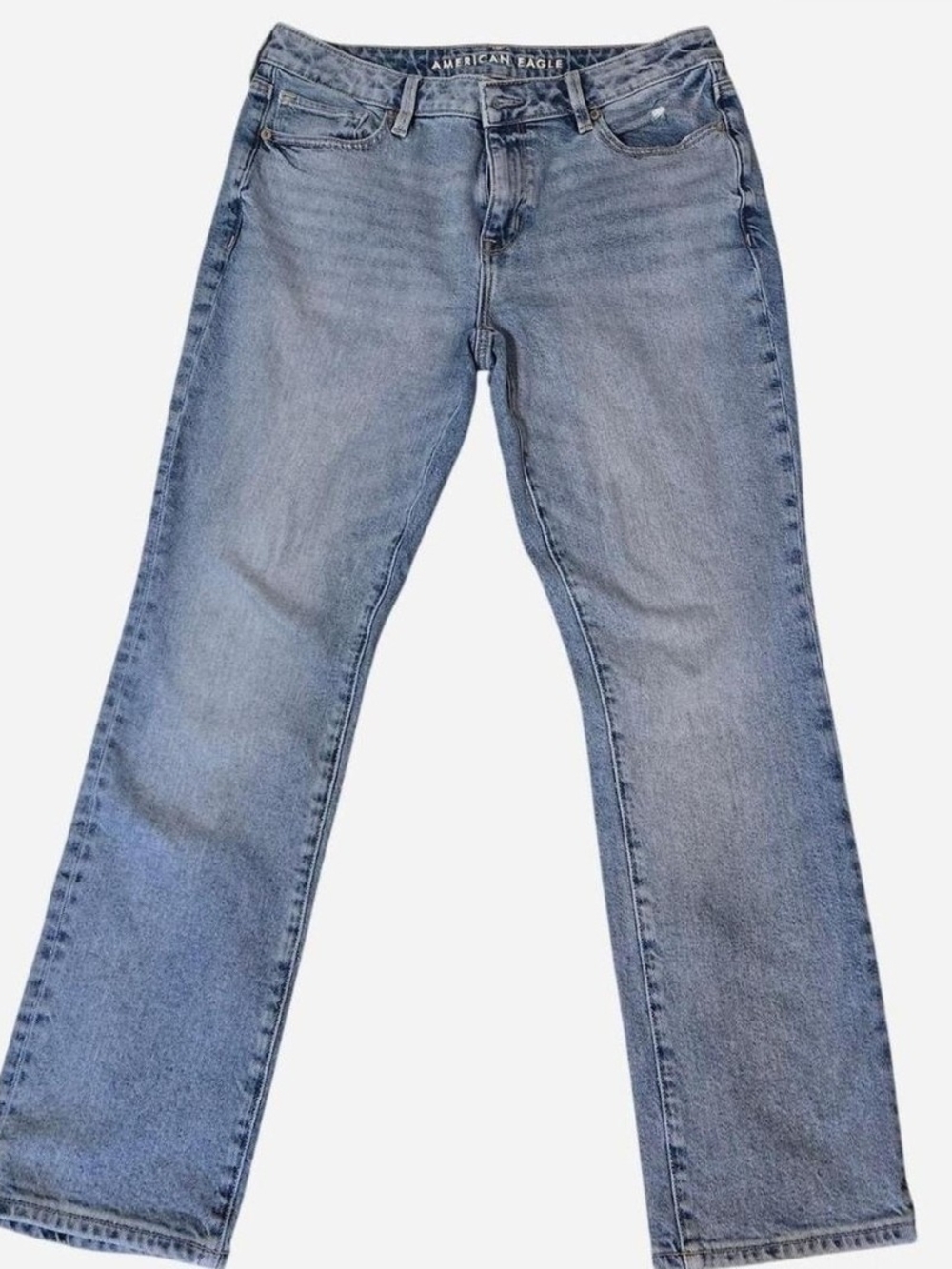 American Eagle Skinny Jeans Size 8 Short Medium Wash Mid Rise